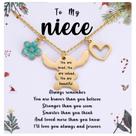 Colar MIXJOY Inspirational Gold Pingente para sobrinha