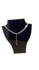 Colar modelo choker todo em zirconias coloridas