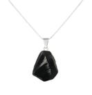 Colar Natura Obsidiana Negra