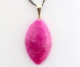 Colar Navete Folha AMAZONITA PINK Pedra Natural Colar Navete Folha AMAZONITA PINK Pedra Natural