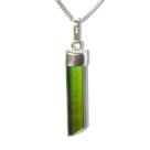 Colar Nlux Canudo Turmalina Verde Envolto 20 a 25mm Prata950 Colar Nlux Canudo Turmalina Verde Envolto 20 a 25mm Prata950