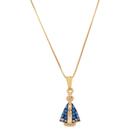 Colar Nossa Senhora Aparecida Folheado Colar Nossa Senhora Aparecida Folheado