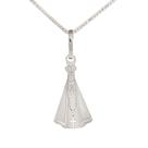 Colar Nossa Senhora Coleção Religiosos Prata 925 - 60 cm