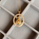 Colar Nossa Senhora - Dourado