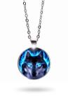 Colar O Lobo de Gelo Raio Azul Unissex