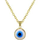 Colar Olho Grego Feminino Delicado Correntinha De Olhinho Mini Corrente Amuleto Colar Olho Grego Feminino Delicado Correntinha De Olhinho Mini Corrente Amuleto