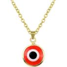 Colar Olho Grego Feminino Delicado Correntinha De Olhinho Mini Corrente Amuleto