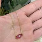 Colar Olho Grego Folheado a Ouro 18k