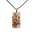 Colar Orgonite Pirita - Dinheiro Prosperidade Riqueza