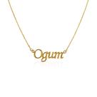Colar Orixá Ogum - Banhado em Ouro 18k