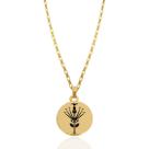 Colar Orixá Ossain Ewê Ewê Asa Medalha Proteção Espiritual