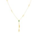 Colar Ouro 18K Gota Nefrita - AU11360 Colar Ouro 18K Gota Nefrita - AU11360