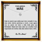 Colar Ouro Banhado Presente Dia Das Mães Árvore Da Vida + Brincos + Dedicatória