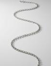 Colar Ouro Branco 18k 750 Elos Portugueses 1.5 40 Cm Maciço Cinza Colar Ouro Branco 18k 750 Elos Portugueses 1.5 40 Cm Maciço Cinza