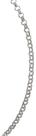 Colar Ouro Branco 18k 750 Elos Portugueses 1.5 45 Cm Maciço