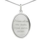 Colar Oval Coleção Personalizável em Prata 925