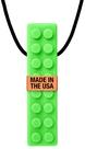 Colar para mastigar ARK Brick Stick Sensory para crianças/adultos XXT Lime