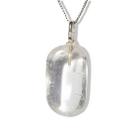 Colar Pedra Cristal Rolada Montagem na Prata 950 Colar Pedra Cristal Rolada Montagem na Prata 950