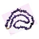 Colar Pedra Natural Ametista Cascalho - Espiritualidade Colar Pedra Natural Ametista Cascalho - Espiritualidade