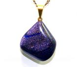 Colar Pedra Sintética Estrela Azul Rolado Pino Dourado Colar Pedra Sintética Estrela Azul Rolado Pino Dourado