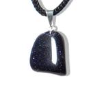 Colar Pedra Sintética Estrela Azul Rolado Pino Prateado Colar Pedra Sintética Estrela Azul Rolado Pino Prateado