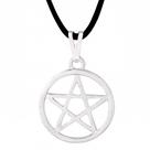 Colar Pentagrama com aro 25mm Wicca Estrela 5 Pontas - Sunshine Cristais