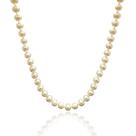 Colar Pérola 6,5mm Branca Água Doce Biwa Fecho em Prata 925 - 06352