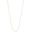 Colar Pérola Baguete Banhado a Ouro 18k