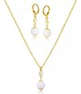 Colar Perola Bijuteria Feminino Banhado A Ouro 18k