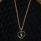 Colar personalizado letra E