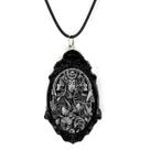 Colar pingente amuleto alta magia deusa triadica hecate