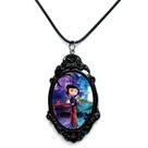 Colar Pingente Artesanal Joia Em Resina Coraline