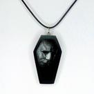 Colar pingente caixão shaker terror Michael Myers Halloween