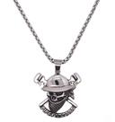 Colar Pingente Caveira Skull Profissão Em Aço Inox