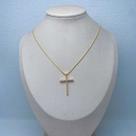 Colar Pingente Cruz Cravejado Com Zircônias Colar Pingente Cruz Cravejado Com Zircônias