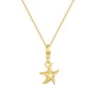 Colar Pingente Estrela do Mar Banhado a Ouro 18k Colar Pingente Estrela do Mar Banhado a Ouro 18k