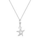 Colar Pingente Estrela do Mar Banhado a Prata 925 Colar Pingente Estrela do Mar Banhado a Prata 925