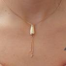 Colar Pingente Gota Com Detalhes Folheado A Ouro Colar Pingente Gota Com Detalhes Folheado A Ouro