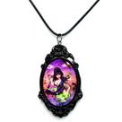 Colar Pingente Linda Arte Resinada Elvira Estilo Unico