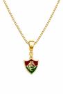 Colar Pingente Masculino Time De Futebol Fluminense Banhado a Ouro 18k Colar Pingente Masculino Time De Futebol Fluminense Banhado a Ouro 18k