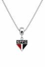 Colar Pingente Masculino Time De Futebol São Paulo Banhado a Prata 925 Colar Pingente Masculino Time De Futebol São Paulo Banhado a Prata 925