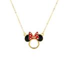 Colar pingente minnie 2.5x2.5cm - disney Colar pingente minnie 2.5x2.5cm - disney