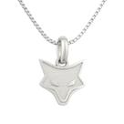 Colar Pingente Oficial 1cm Raposão Cruzeiro 50cm Prata 925 Colar Pingente Oficial 1cm Raposão Cruzeiro 50cm Prata 925