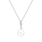 Colar Pingente Onda Mar Banhado a Prata 925 Colar Pingente Onda Mar Banhado a Prata 925