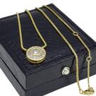 Colar Pingente Pizza Cravejado Com Zirconias Banho De Ouro 18k 3770 Colar Pingente Pizza Cravejado Com Zirconias Banho De Ouro 18k 3770