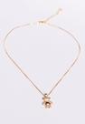 Colar Pingente Urso Cravejado Dourado Salvatore
