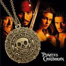 Colar Pirates Of The Caribbean Aztec Medallion Jack Sparrow