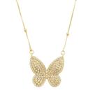 Colar piuka cecil borboleta zircônias folheado a ouro 18k Colar piuka cecil borboleta zircônias folheado a ouro 18k