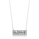 Colar placa aloha
