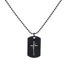 Colar Placa Fé PT (BASE) B-48